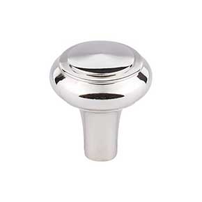 Top Knobs [M2043] Solid Bronze Cabinet Knob - Peak Series - Polished Nickel Finish - 1 1/4" Dia.