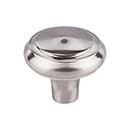 Top Knobs [M2044] Solid Bronze Cabinet Knob - Peak Series - Brushed Satin Nickel Finish - 1 5/8" Dia.