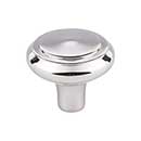 Top Knobs [M2046] Solid Bronze Cabinet Knob - Peak Series - Polished Nickel Finish - 1 5/8" Dia.