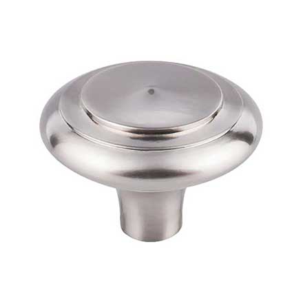 Top Knobs [M2047] Solid Bronze Cabinet Knob - Peak Series - Brushed Satin Nickel Finish - 2&quot; Dia.