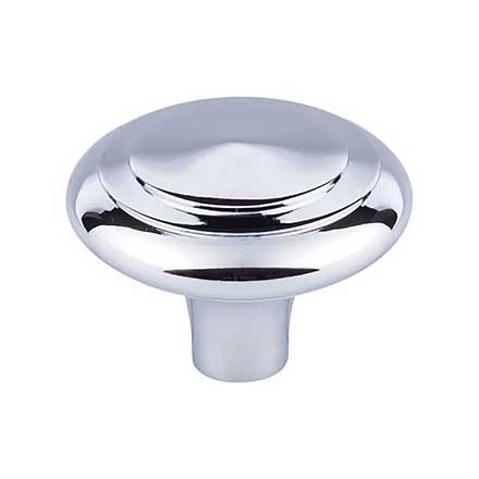 Top Knobs [M2048] Solid Bronze Cabinet Knob - Peak Series - Polished Chrome Finish - 2" Dia.