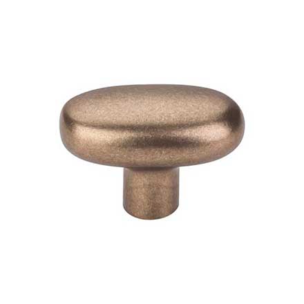Top Knobs [M1541] Solid Bronze Cabinet Knob - Potato Series - Light Bronze Finish - 2&quot; L