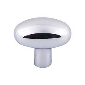 Top Knobs [M2072] Solid Bronze Cabinet Knob - Potato Series - Polished Chrome Finish - 1 9/16" L