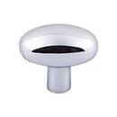 Top Knobs [M2072] Solid Bronze Cabinet Knob - Potato Series - Polished Chrome Finish - 1 9/16" L