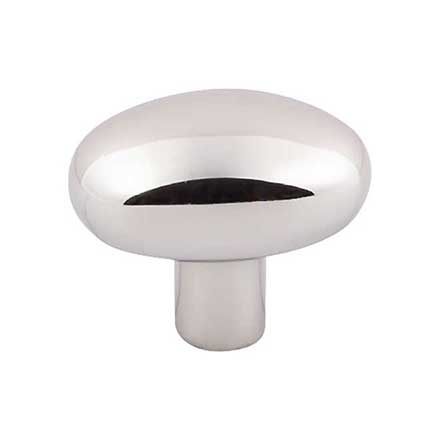 Top Knobs [M2073] Solid Bronze Cabinet Knob - Potato Series - Polished Nickel Finish - 1 9/16" L