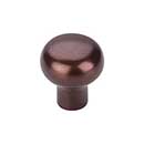 Top Knobs [M1548] Solid Bronze Cabinet Knob - Round Series - Mahogany Bronze Finish - 7/8" Dia.