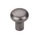 Top Knobs [M1550] Solid Bronze Cabinet Knob - Round Series - Silicon Bronze Light Finish - 1 1/8&quot; Dia.