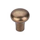 Top Knobs [M1551] Solid Bronze Cabinet Knob - Round Series - Light Bronze Finish - 1 1/8" Dia.