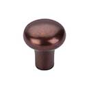 Top Knobs [M1553] Solid Bronze Cabinet Knob - Round Series - Mahogany Bronze Finish - 1 1/8" Dia.