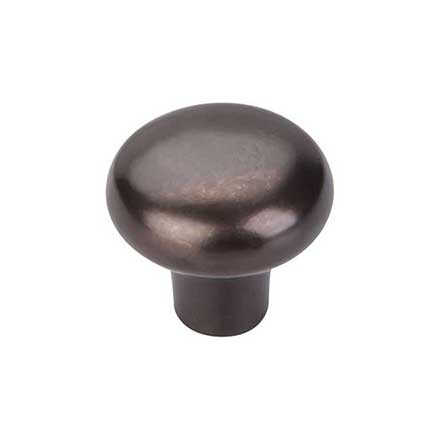 Top Knobs [M1557] Solid Bronze Cabinet Knob - Round Series - Medium Bronze Finish - 1 3/8" Dia.