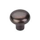 Top Knobs [M1557] Solid Bronze Cabinet Knob - Round Series - Medium Bronze Finish - 1 3/8" Dia.