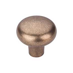 Top Knobs [M1561] Solid Bronze Cabinet Knob - Round Series - Light Bronze Finish - 1 5/8" Dia.