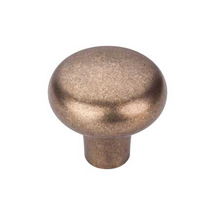 Top Knobs [M1561] Solid Bronze Cabinet Knob - Round Series - Light Bronze Finish - 1 5/8&quot; Dia.