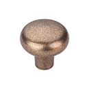 Top Knobs [M1561] Solid Bronze Cabinet Knob - Round Series - Light Bronze Finish - 1 5/8" Dia.