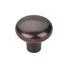 Top Knobs [M1562] Solid Bronze Cabinet Knob - Round Series - Medium Bronze Finish - 1 5/8" Dia.
