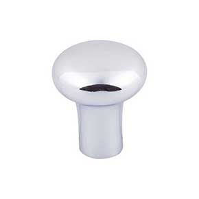 Top Knobs [M2081] Solid Bronze Cabinet Knob - Round Series - Polished Chrome Finish - 1 1/8" Dia.