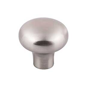 Top Knobs [M2083] Solid Bronze Cabinet Knob - Round Series - Brushed Satin Nickel Finish - 1 3/8" Dia.