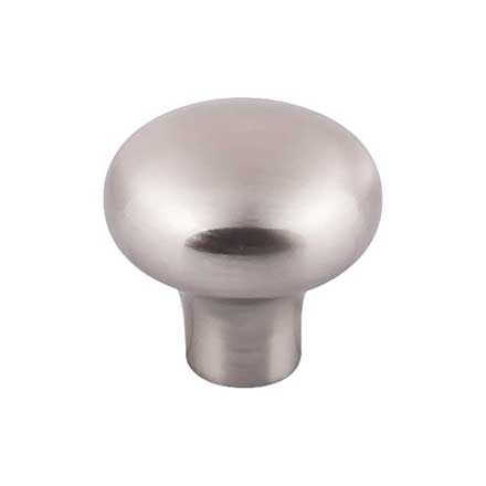 Top Knobs [M2083] Solid Bronze Cabinet Knob - Round Series - Brushed Satin Nickel Finish - 1 3/8" Dia.
