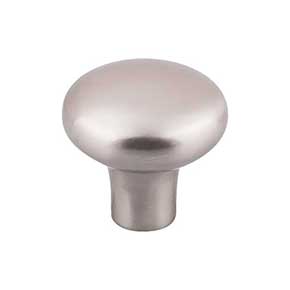 Top Knobs [M2086] Solid Bronze Cabinet Knob - Round Series - Brushed Satin Nickel Finish - 1 5/8" Dia.