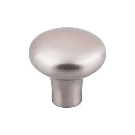 Top Knobs [M2086] Solid Bronze Cabinet Knob - Round Series - Brushed Satin Nickel Finish - 1 5/8&quot; Dia.