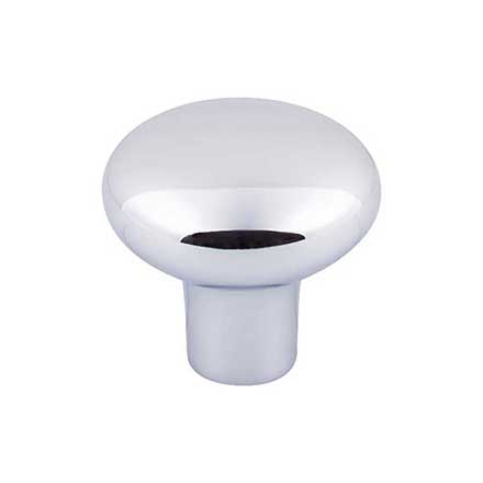 Top Knobs [M2087] Solid Bronze Cabinet Knob - Round Series - Polished Chrome Finish - 1 5/8" Dia.