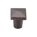 Top Knobs [M1507] Solid Bronze Cabinet Knob - Square Series - Medium Bronze Finish - 3/4" Sq.