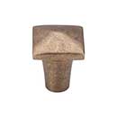 Top Knobs [M1511] Solid Bronze Cabinet Knob - Square Series - Light Bronze Finish - 7/8" Sq.