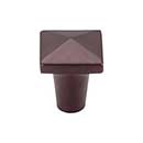 Top Knobs [M1513] Solid Bronze Cabinet Knob - Square Series - Mahogany Bronze Finish - 7/8" Sq.