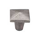 Top Knobs [M1515] Solid Bronze Cabinet Knob - Square Series - Silicon Bronze Light Finish - 1 1/4&quot; Sq.