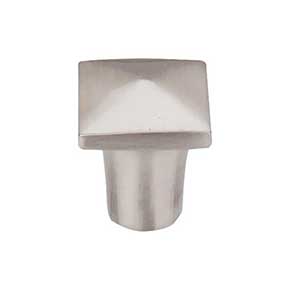 Top Knobs [M2053] Solid Bronze Cabinet Knob - Square Series - Brushed Satin Nickel Finish - 3/4" Sq.