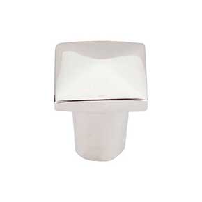 Top Knobs [M2055] Solid Bronze Cabinet Knob - Square Series - Polished Nickel Finish - 3/4" Sq.