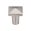 Top Knobs [M2056] Solid Bronze Cabinet Knob - Square Series - Brushed Satin Nickel Finish - 7/8" Sq.
