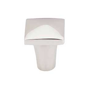 Top Knobs [M2058] Solid Bronze Cabinet Knob - Square Series - Polished Nickel Finish - 7/8" Sq.