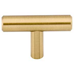 Top Knobs [M2418] Plated Steel Cabinet T-Knob - Hopewell Series - Honey Bronze Finish - 2" L