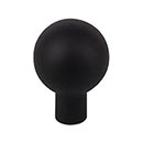 Top Knobs [TK760BLK] Die Cast Zinc Cabinet Knob - Brookline Series - Flat Black Finish - 7/8" Dia.