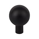 Top Knobs [TK761BLK] Die Cast Zinc Cabinet Knob - Brookline Series - Flat Black Finish - 1" Dia.