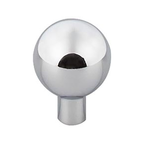Top Knobs [TK762PC] Die Cast Zinc Cabinet Knob - Brookline Series - Polished Chrome Finish - 1 1/8" Dia.