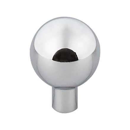 Top Knobs [TK762PC] Die Cast Zinc Cabinet Knob - Brookline Series - Polished Chrome Finish - 1 1/8" Dia.