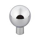 Top Knobs [TK762PC] Die Cast Zinc Cabinet Knob - Brookline Series - Polished Chrome Finish - 1 1/8&quot; Dia.