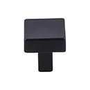 Top Knobs [TK740BLK] Die Cast Zinc Cabinet Knob - Channing Series - Flat Black Finish - 1 1/16&quot; Sq.