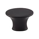 Top Knobs [TK781BLK] Die Cast Zinc Cabinet Knob - Edgewater Series - Flat Black Finish - 1 1/2" L