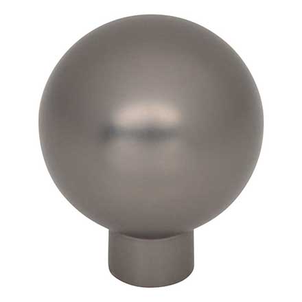 Top Knobs [TK3340AG] Die Cast Zinc Cabinet Knob - Brockwell Series - Ash Gray Finish - 1 1/8" Dia.