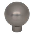 Top Knobs [TK3340AG] Die Cast Zinc Cabinet Knob - Brockwell Series - Ash Gray Finish - 1 1/8" Dia.