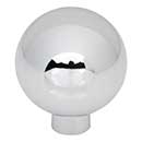Top Knobs [TK3341PC] Die Cast Zinc Cabinet Knob - Brockwell Series - Polished Chrome Finish - 1 1/4" Dia.
