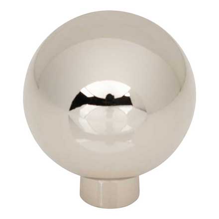 Top Knobs [TK3341PN] Die Cast Zinc Cabinet Knob - Brockwell Series - Polished Nickel Finish - 1 1/4" Dia.