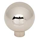 Top Knobs [TK3341PN] Die Cast Zinc Cabinet Knob - Brockwell Series - Polished Nickel Finish - 1 1/4" Dia.