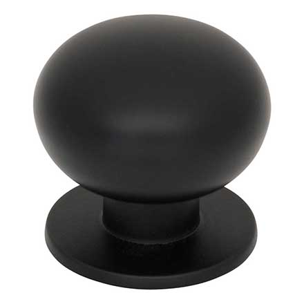 Top Knobs [TK3330BLK] Die Cast Zinc Cabinet Knob - Lambert Series - Flat Black Finish - 1 1/4" Dia.
