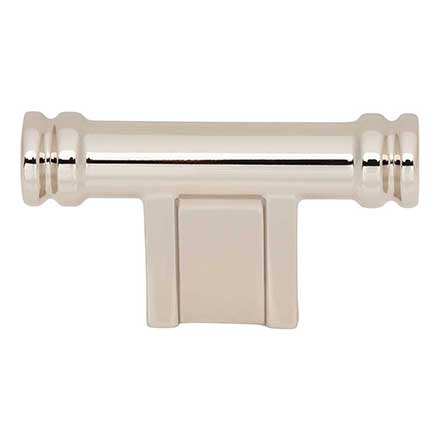 Top Knobs [TK3380PN] Die Cast Zinc Cabinet Knob - Newburn Series - Polished Nickel Finish - 2 1/4" L