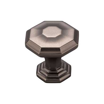 Top Knobs [TK340AG] Die Cast Zinc Cabinet Knob - Chalet Series - Ash Gray Finish - 1 1/8&quot; Dia.