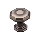 Top Knobs [TK340AG] Die Cast Zinc Cabinet Knob - Chalet Series - Ash Gray Finish - 1 1/8" Dia.